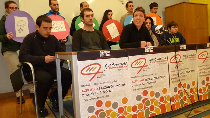 Eskubide Sozialen Kartari ekarpenak egiteko aukera izango da Azpeitian ere 