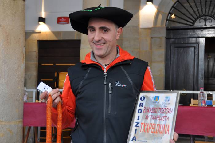 Valentin Odriozolak irabazi du Euskadiko XV. Txistorra Txapelketa