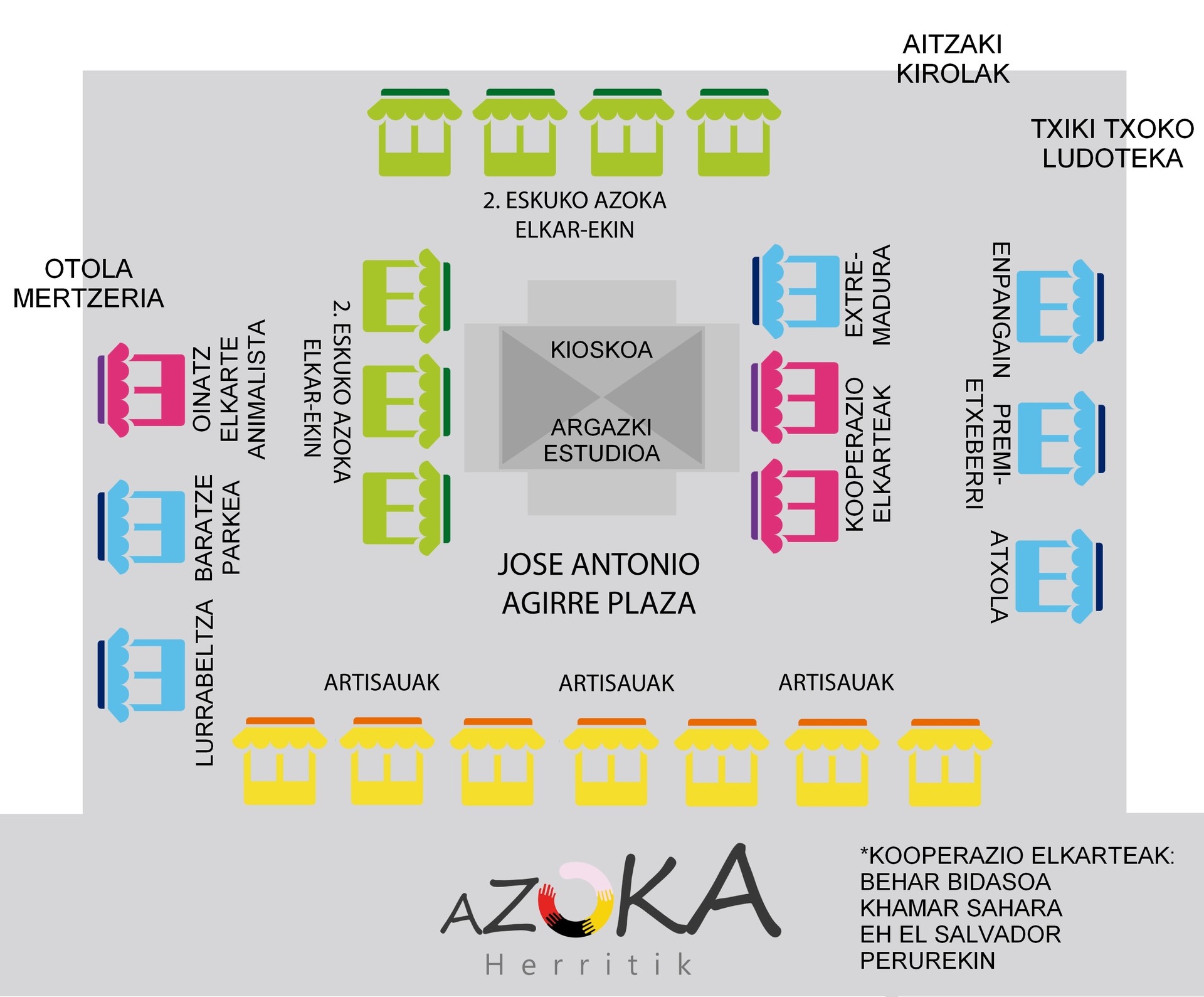 Tokiko ekoizpenari bide ematera eta auzoko bizitza aberastera dator Azoka Herritik asteburuan