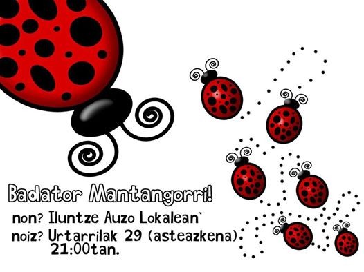 Pixkanaka, baina badator mantangorri