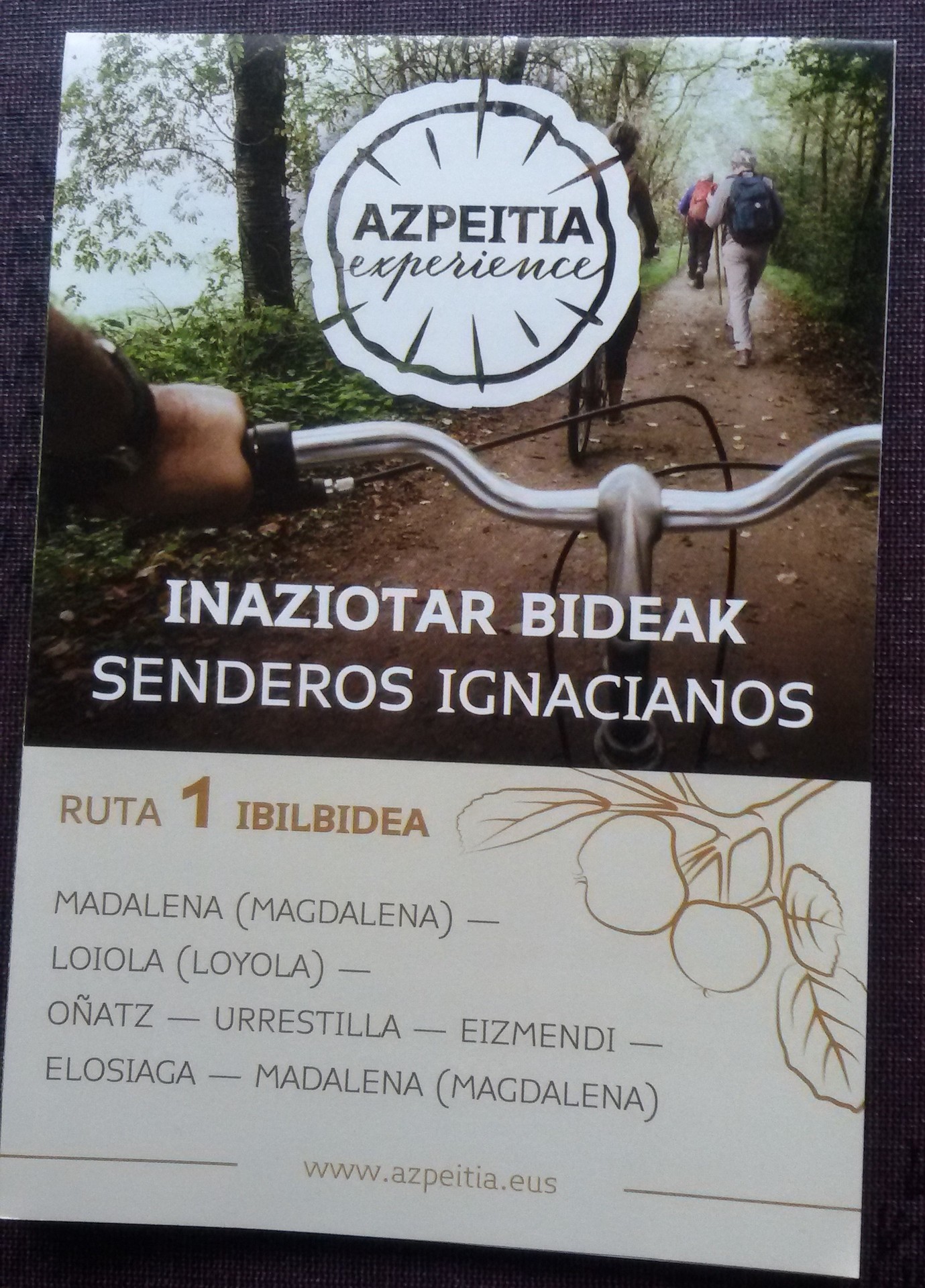 Inaziotar Bideetako lehen ibilbidea osatzeko ibilaldia egingo da zapatuan