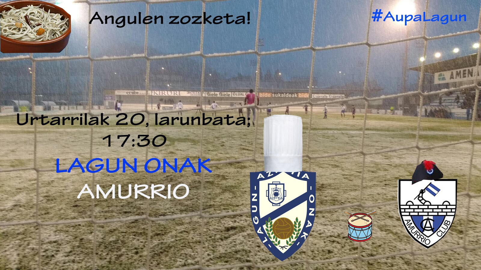 Lagun Onak-Amurrio, San Sebastian egunean Garmendipen