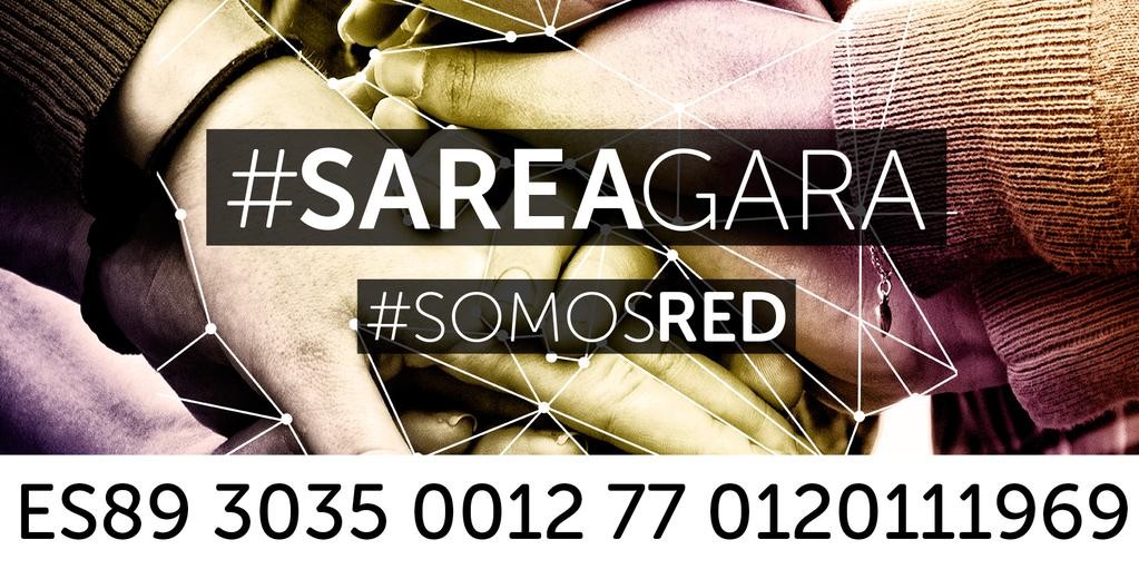 #SareaGara elkartasun kanpaina abian. Guztion ...