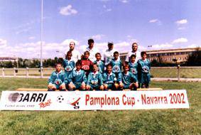 Milagrosa ikastetxeko benjamin futbol taldeak Iruñea Cup Txapelketan 'kontsolazio finala' irabazi zuen