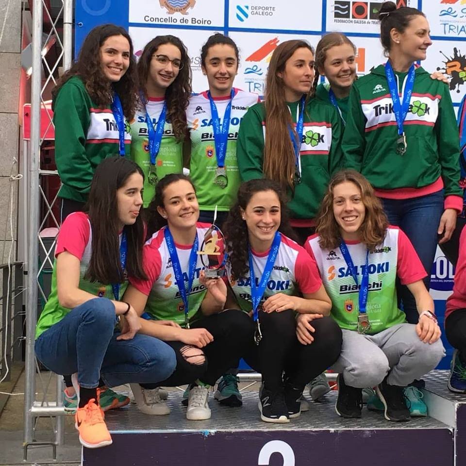 Nerea Berasategi bigarren, taldekako Espainiako Duatloi Txapelketan