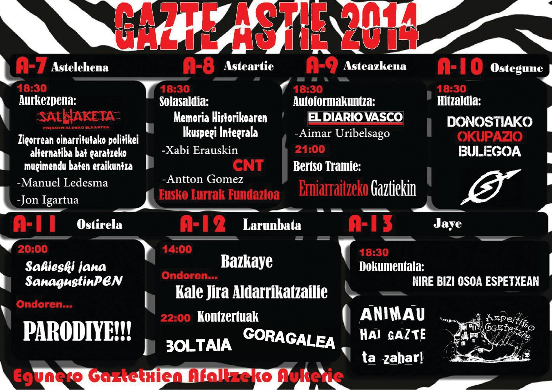 Berrize hemen dala Azpeitiko Gaztetxiek ...