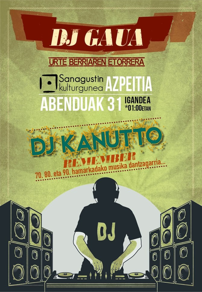 DJ Kanuttoren emanaldia izango da bihar goizaldean Sanagustin kulturgunean