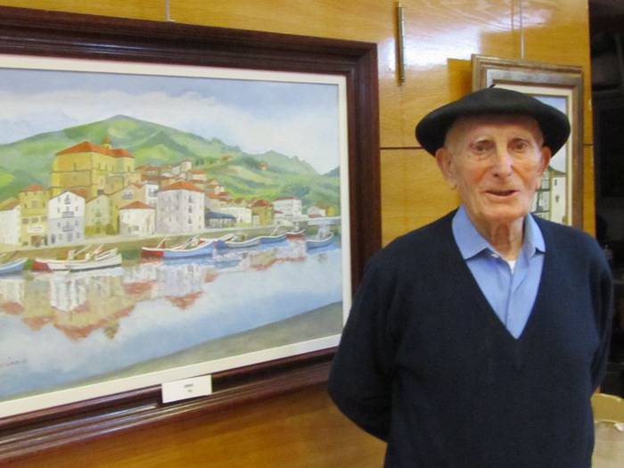 Joxe Ramon Salsamendi: «Oso gustura nago, 87 urterekin margotzeko pultsu eta ikusmen ona baititut»