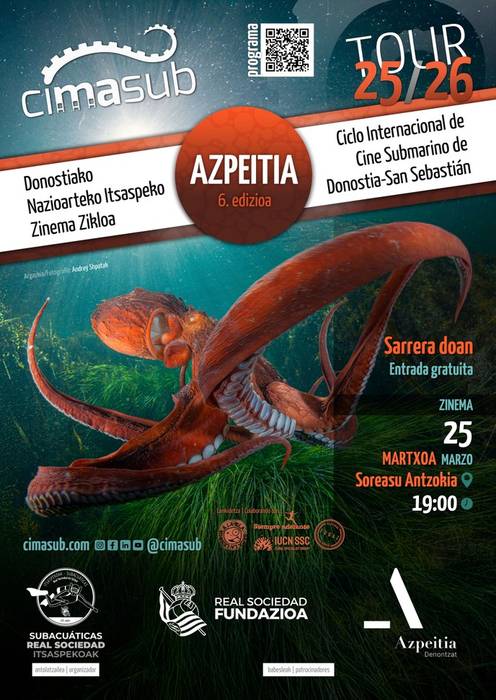 Emanaldia Cimasub, itsaspeko zinemaren nazioarteko zikloa