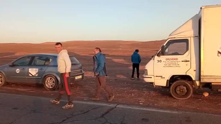 800 kilometro egin ditu Euskal Karabanak egun bakarrean Tindufera heltzeko