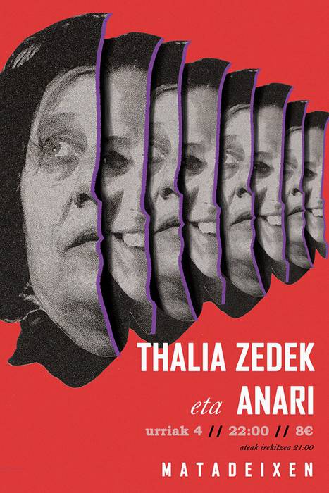 Thalia Zedeken eta Anariren kontzertua