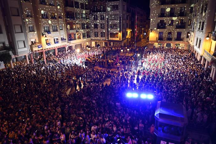 Elkarteen danborrada sustatu zutenek emango diete hasiera San Pelaio jaiei