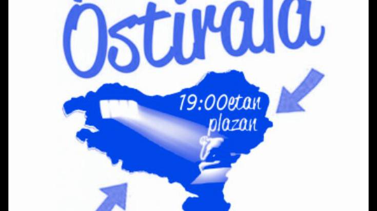 Euskal preso eta iheslarien etxeratzea eskatzeko elkarretaratzea, ostiralean