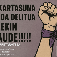 Elkarretaratzea: 'Elkartasuna ez da delitua!'