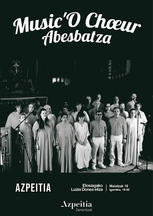 Kontzertua: Music'O Choeur abesbatza