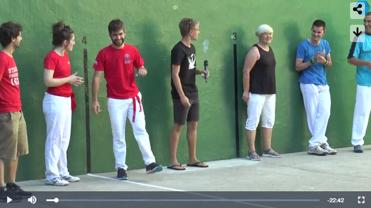 Bideoa: Bertso-pilotan aritu dira zarauztarrak eta oriotarrak