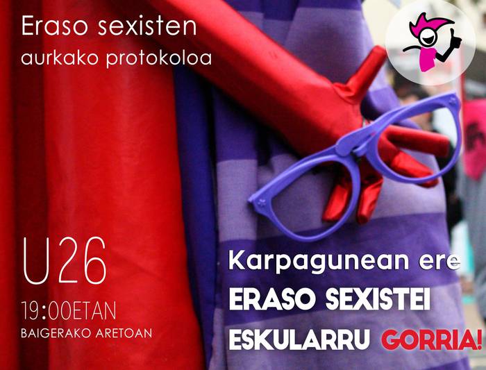 Asteazkenean izango da eraso sexisten aurkako protokoloaren azalpena