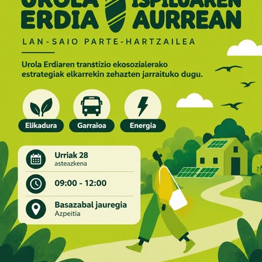 Saioa: Urola Erdia Ispiluaren Aurrean lan saio parte hartzailea
