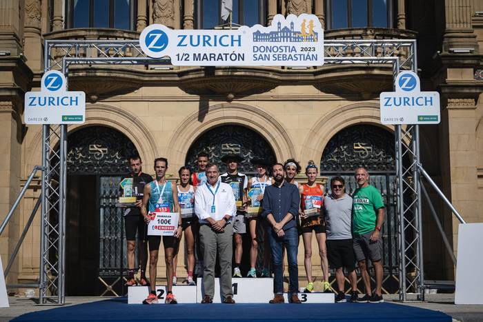 Imanol Larrañaga nagusi, Zurich maratoi erdiko beteranoen mailan