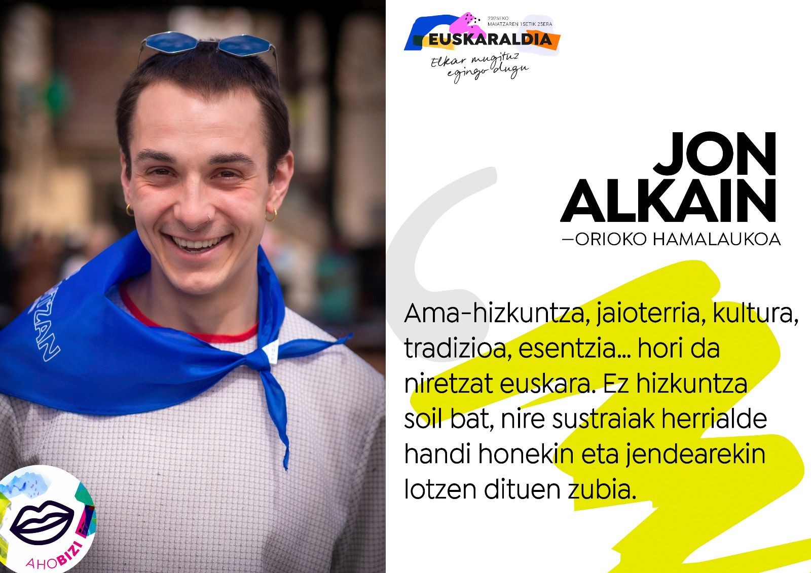 Orioko hamalaukoa: Jon Alkain