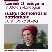 Aurkezpena: 'Euskal demokrazia patriarkala'