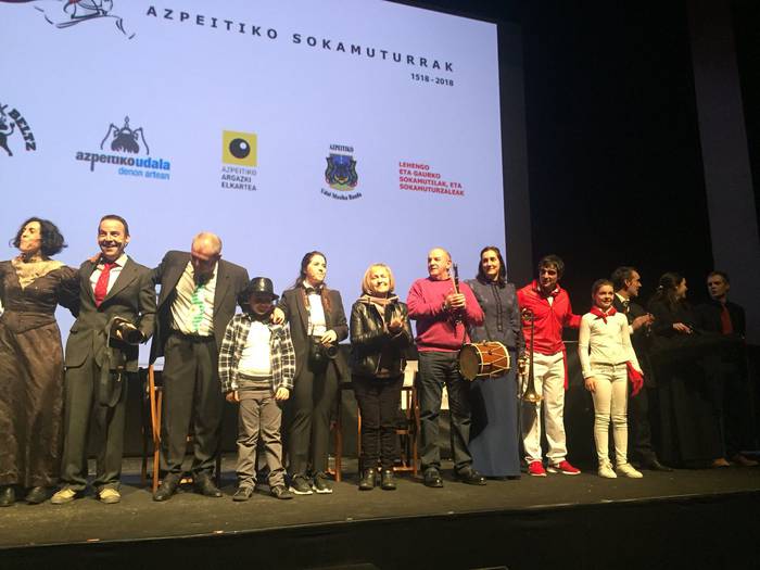 Soreasu bete du Azpeitiko sokamuturraren 500. urteurreneko ekitaldi nagusiak