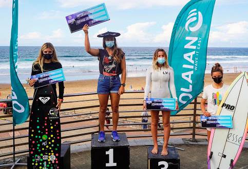 Janire Gonzalez de Txabarri eta Ruben Vitoria bigarren izan dira Euskadiko surf txapelketan