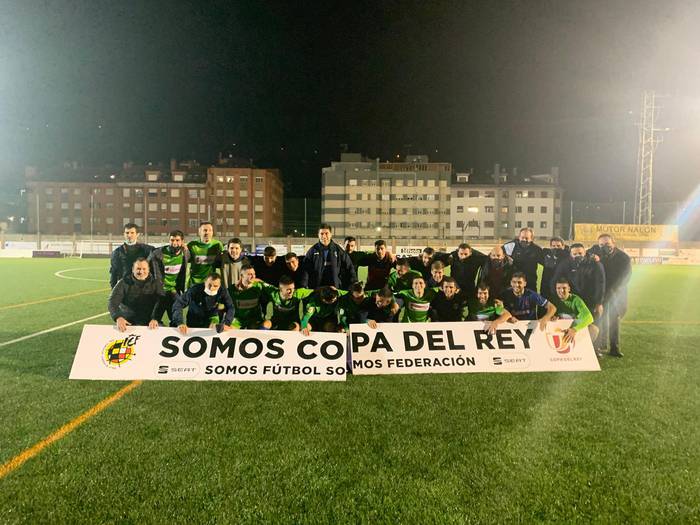 Anaitasuna futbol taldea Errege Kopara sailkatu da