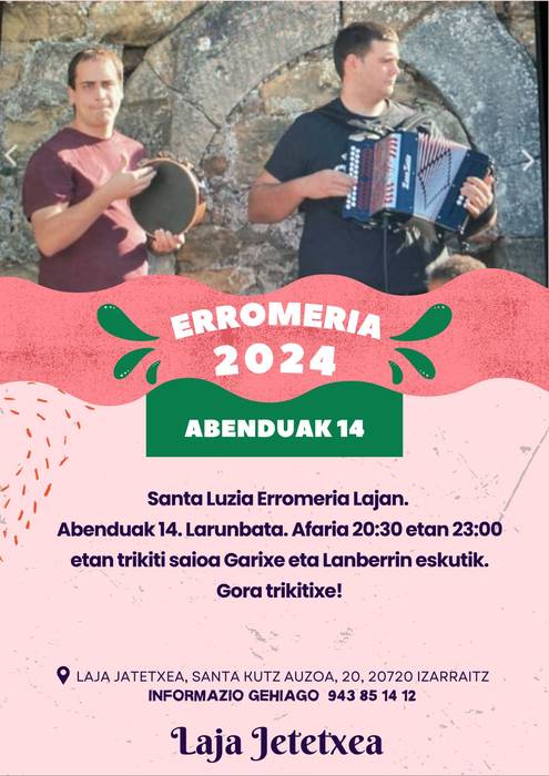 Erromeria: Garixe eta Lanberri