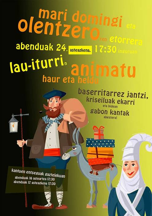 Mari Domingi eta Olentzeroren etorrera
