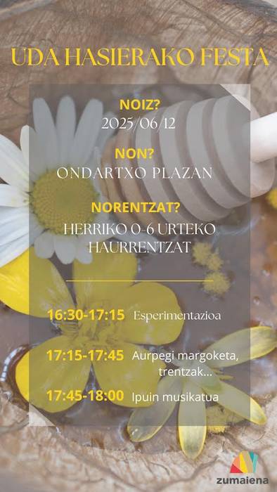 Zumaienako uda hasierako festa