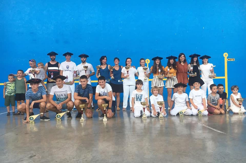 Aiako pala txapelketako finalen emaitzak