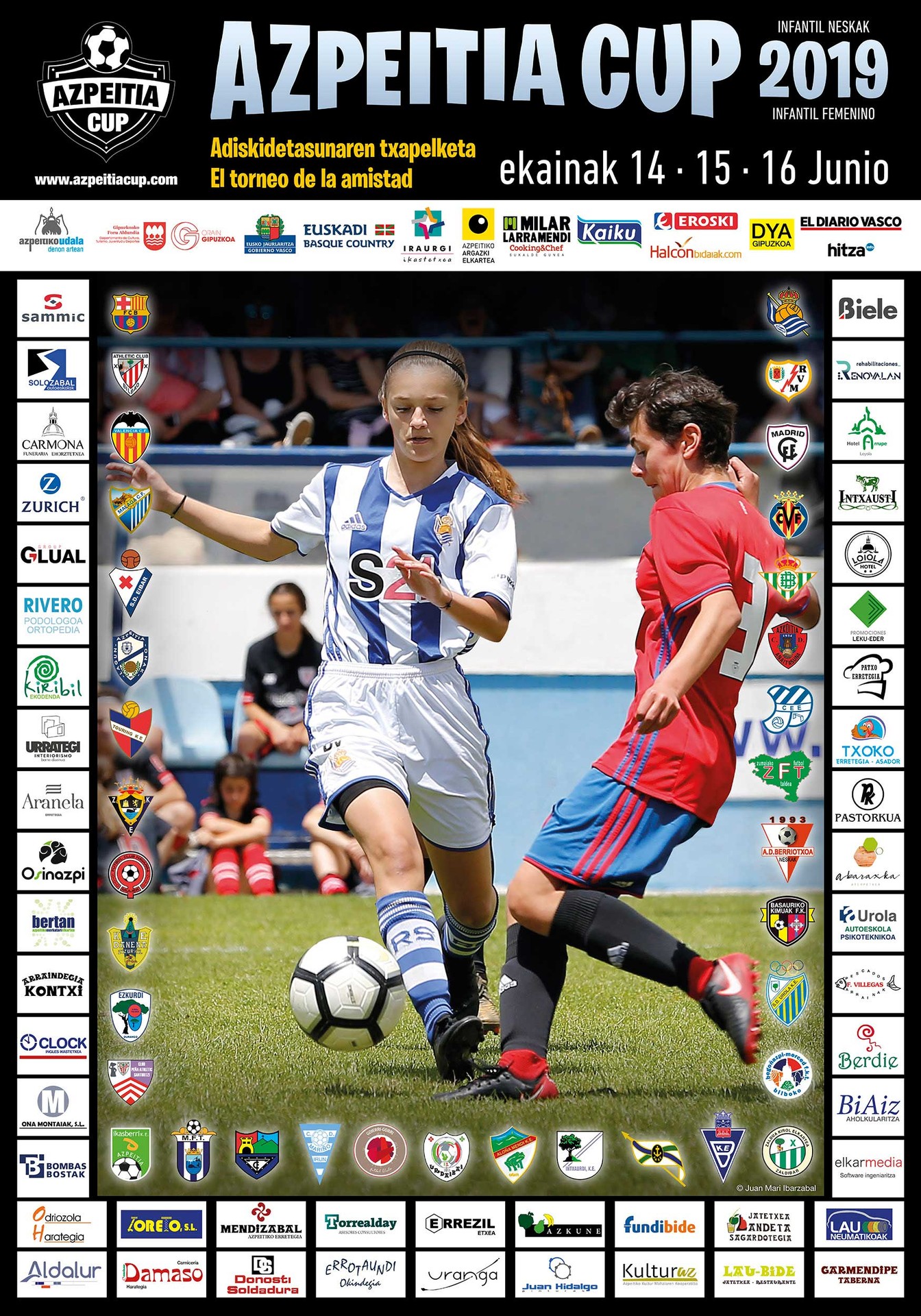 Infantil neskak, Azpeitia Cup txapelketan