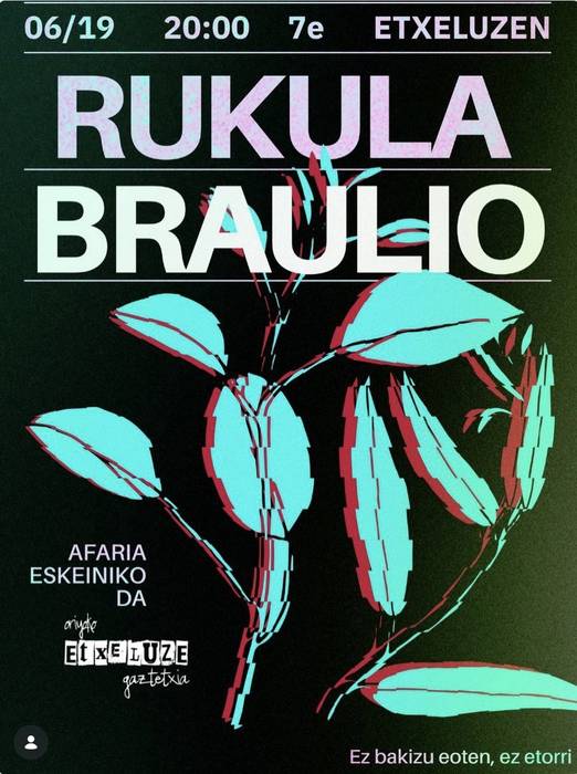 Kontzertuak: Rukula eta Braulio