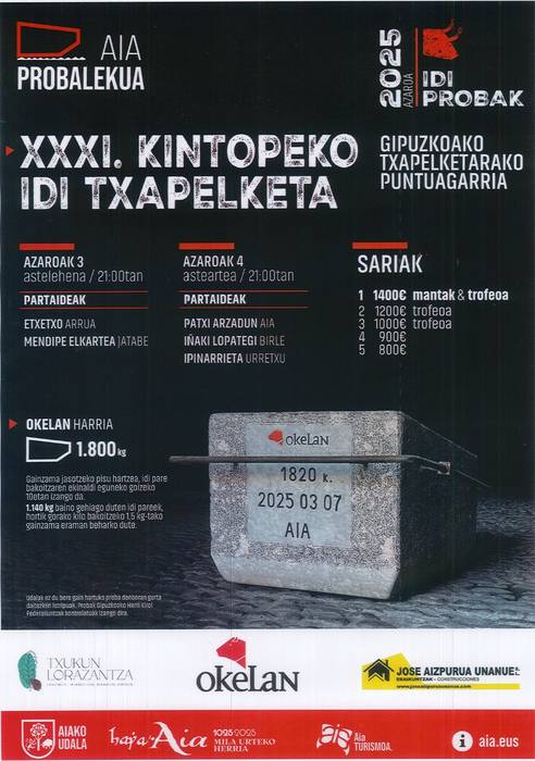 Kintopeko XXXI. Idi Txapelketa