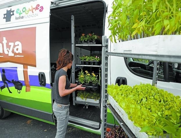 Furgobaratzak bost geldialdi egingo ditu baratze parkean urria bitartean