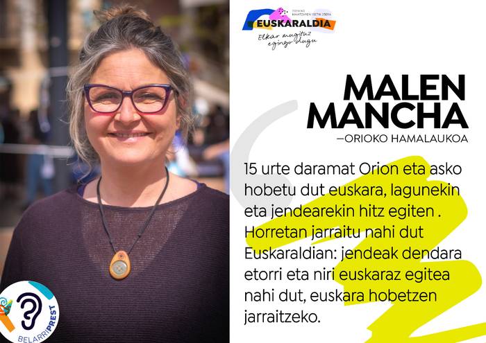 Orioko hamalaukoa: Malen Mancha