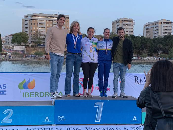 Zilarrezko domina irabazi du Maite Etxabek Espainiako Txapelketan