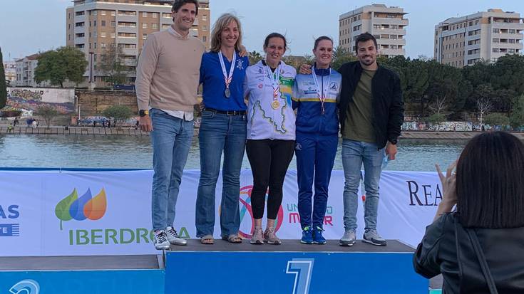 Zilarrezko domina irabazi du Maite Etxabek Espainiako Txapelketan