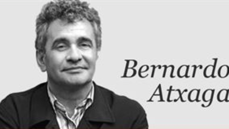 Xabier Galparsorok eta Bernardo Atxagak topo egin zutenekoa