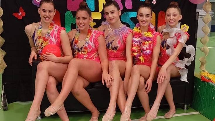 Zubiberriko gimnastek Amurrioko Aresketa txapelketan parte hartu dute