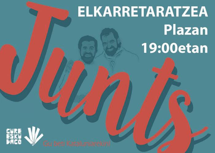 Kataluniako atxiloketak salatzeko elkarretaratzeak izango dira gaur