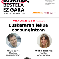 'Euskara, bestela ez gara' zikloa: Euskararen lekua osasungintzan