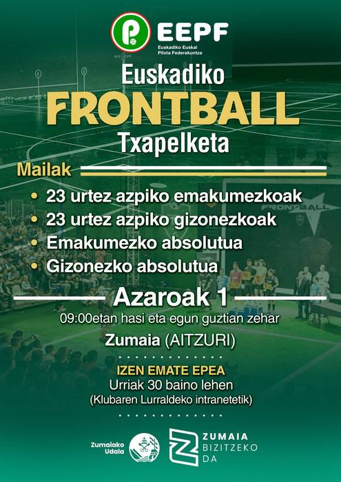 Euskadiko Frontball txapelketa