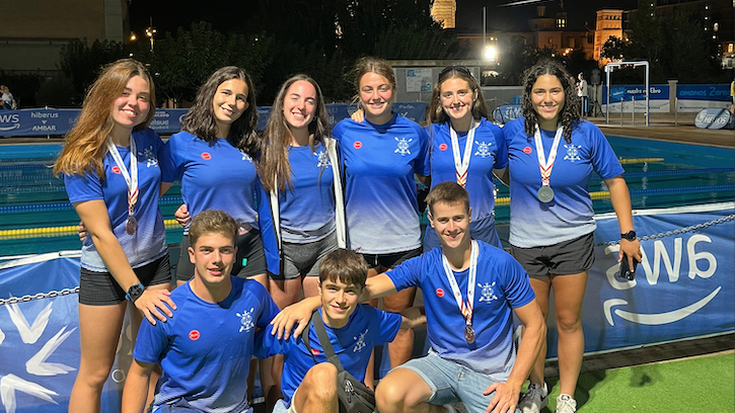 Ligan bigarren amaitu dute Itxas Gaineko neskek