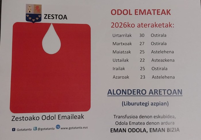 Odol ateraldia Zestoan