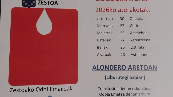 Odol ateraldia Zestoan