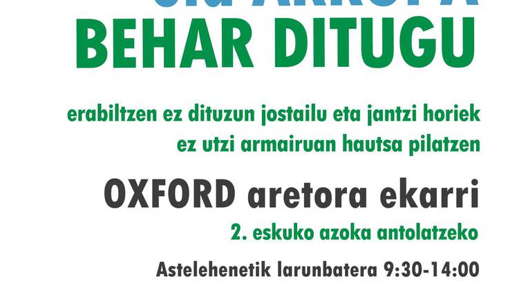 2. eskuko azoka Zumaiako irratia sortzen laguntzeko