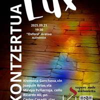 Kontzertua: Sapere Aude Sinfoniettaren 'Lux'