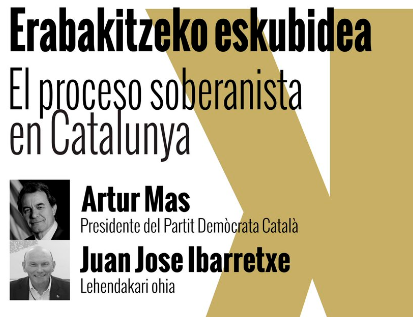 Ibarretxeren eta Masen hitzaldia Arraio irratian eta baleike.eus-en entzungai